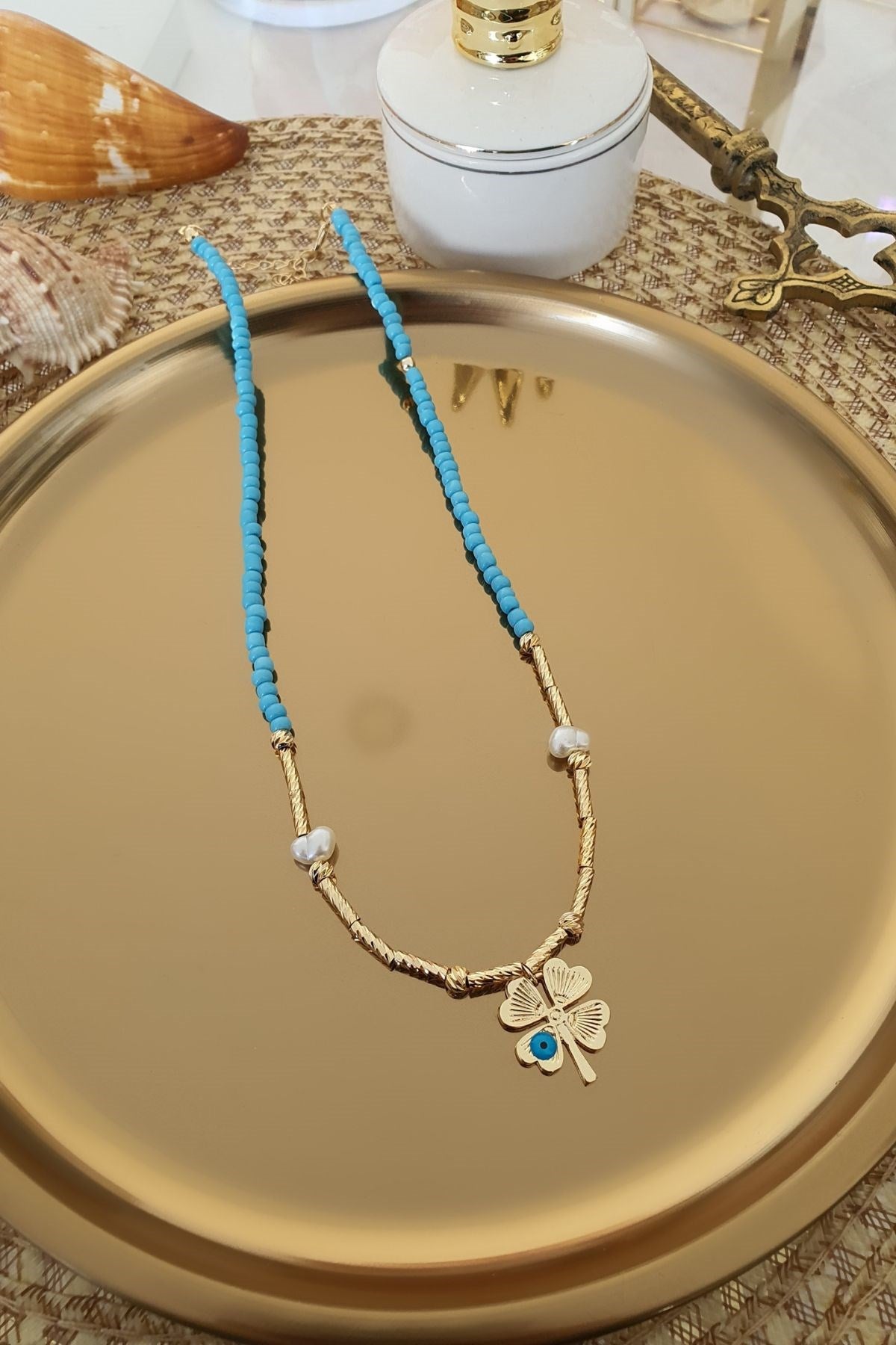 Kleeblatt Kette