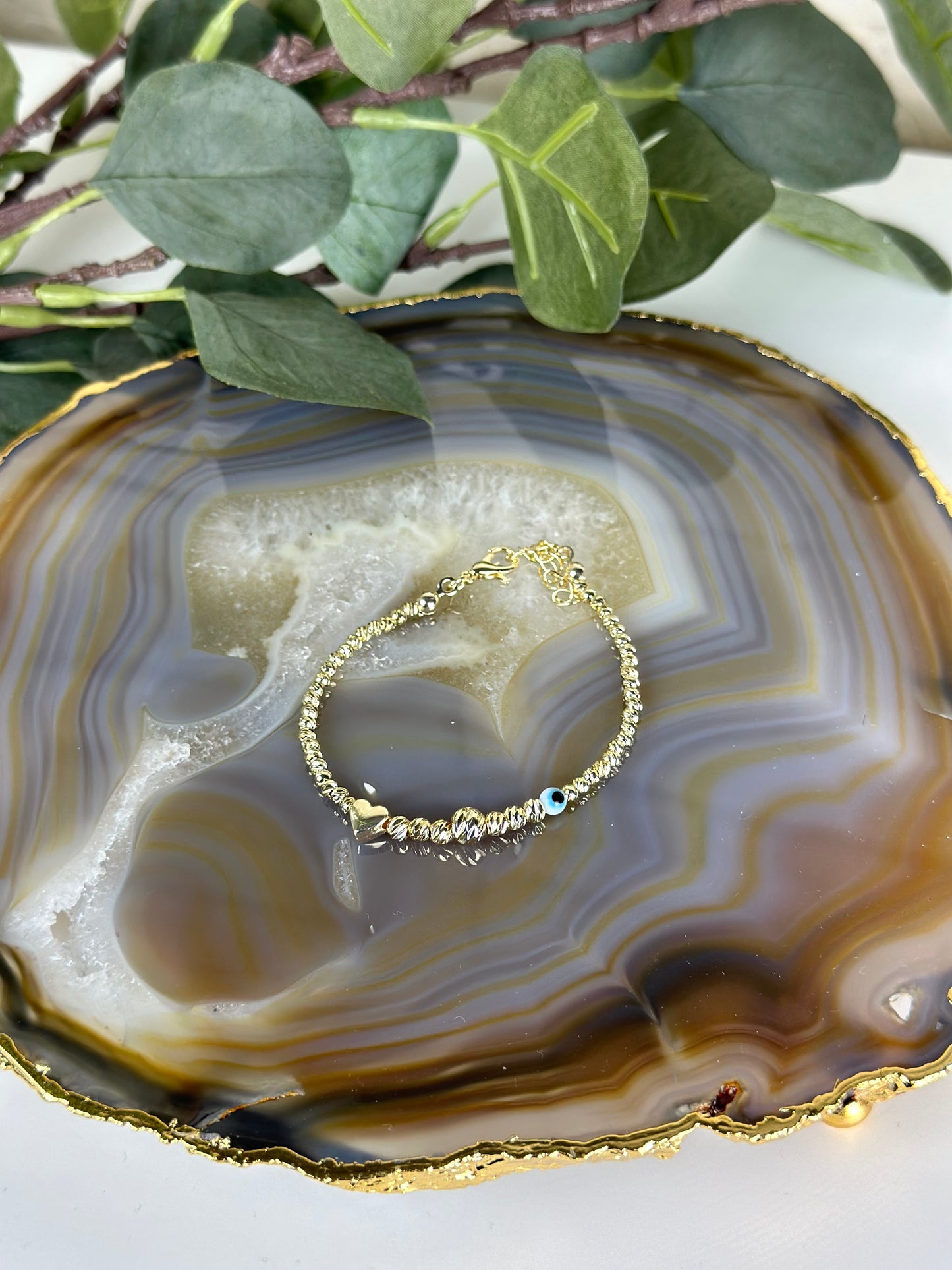 Armband Herz und Auge
