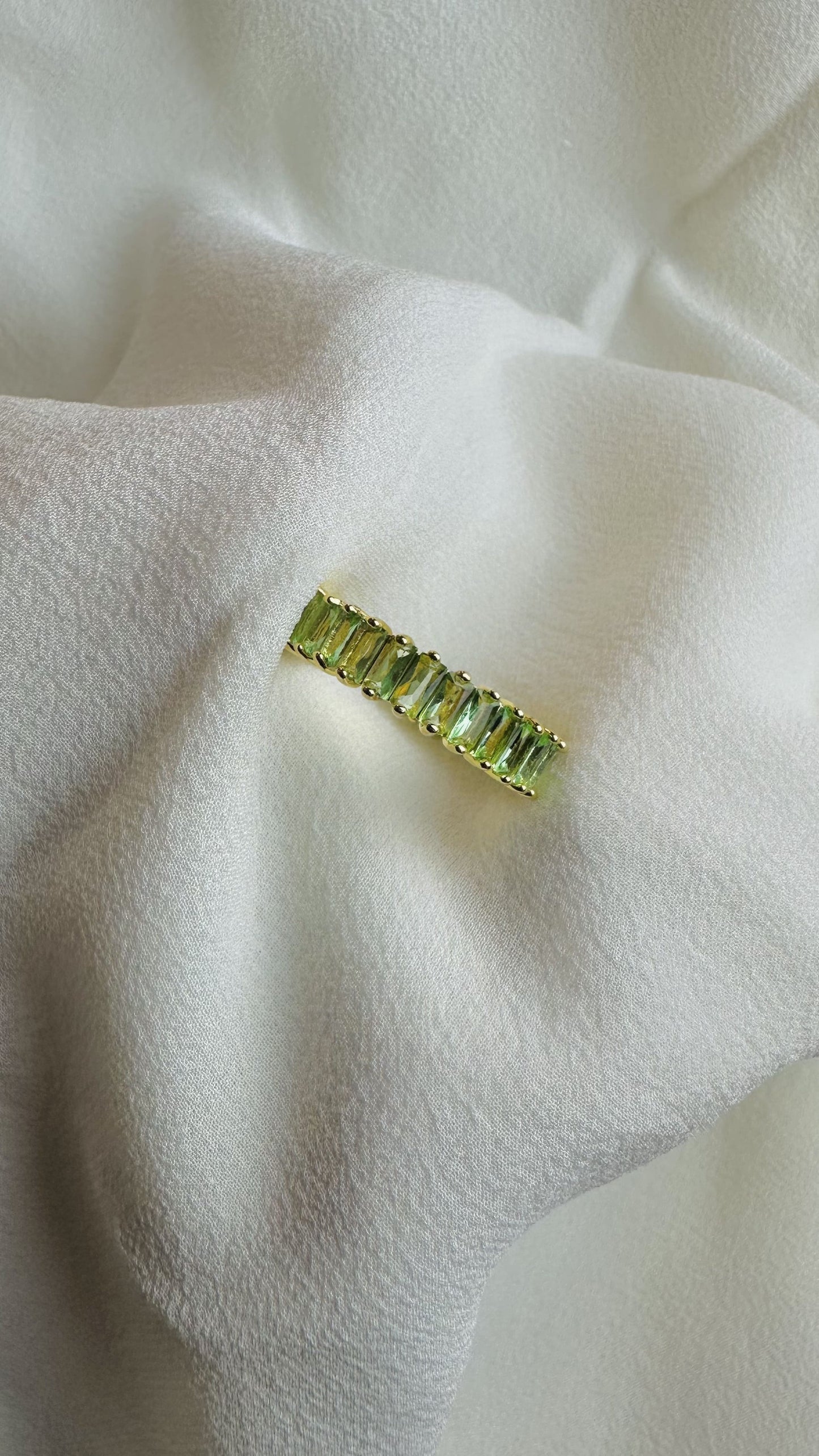 Elysian Zircon Ring Lindgrün