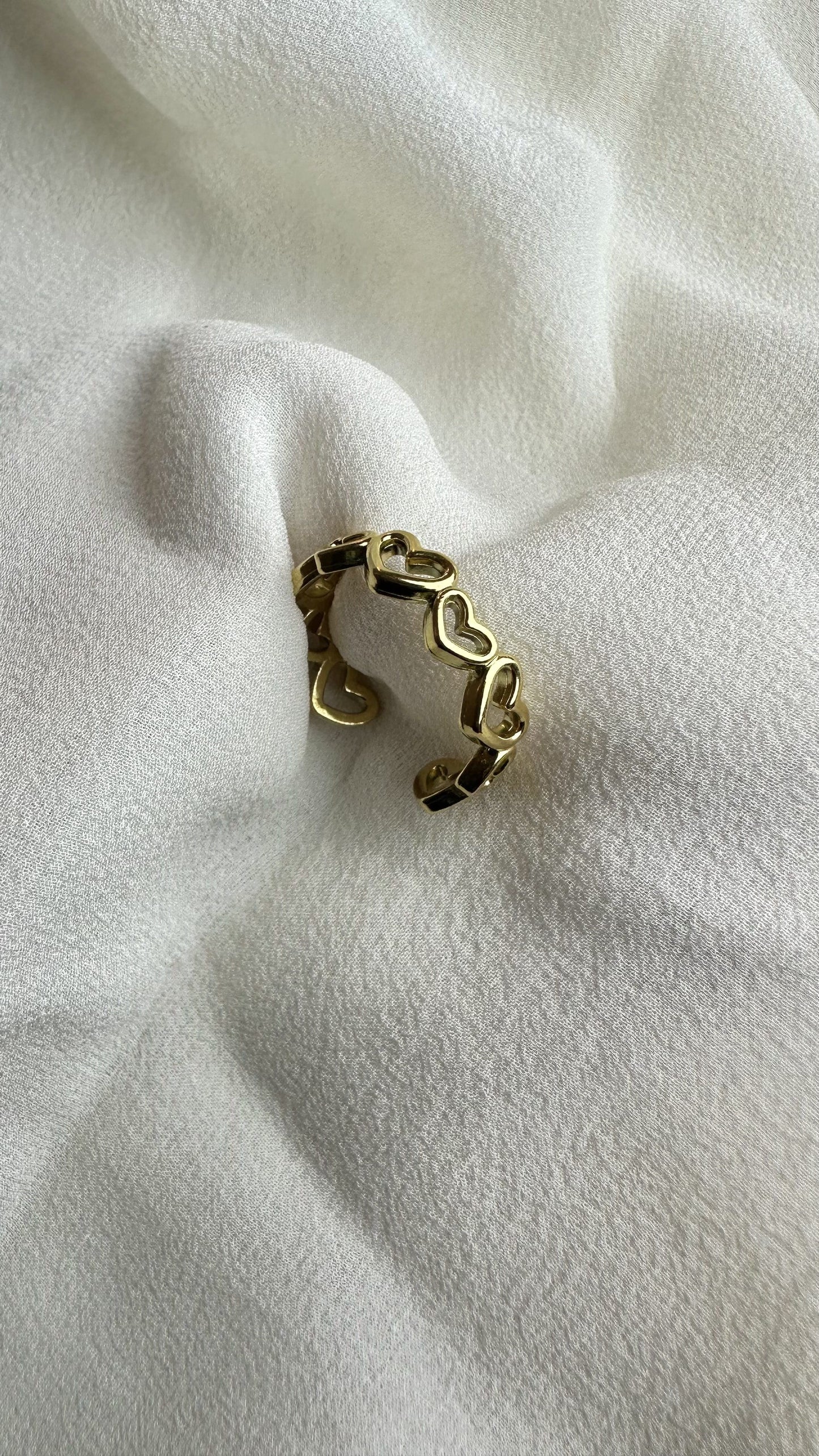 Golden Heart Ring