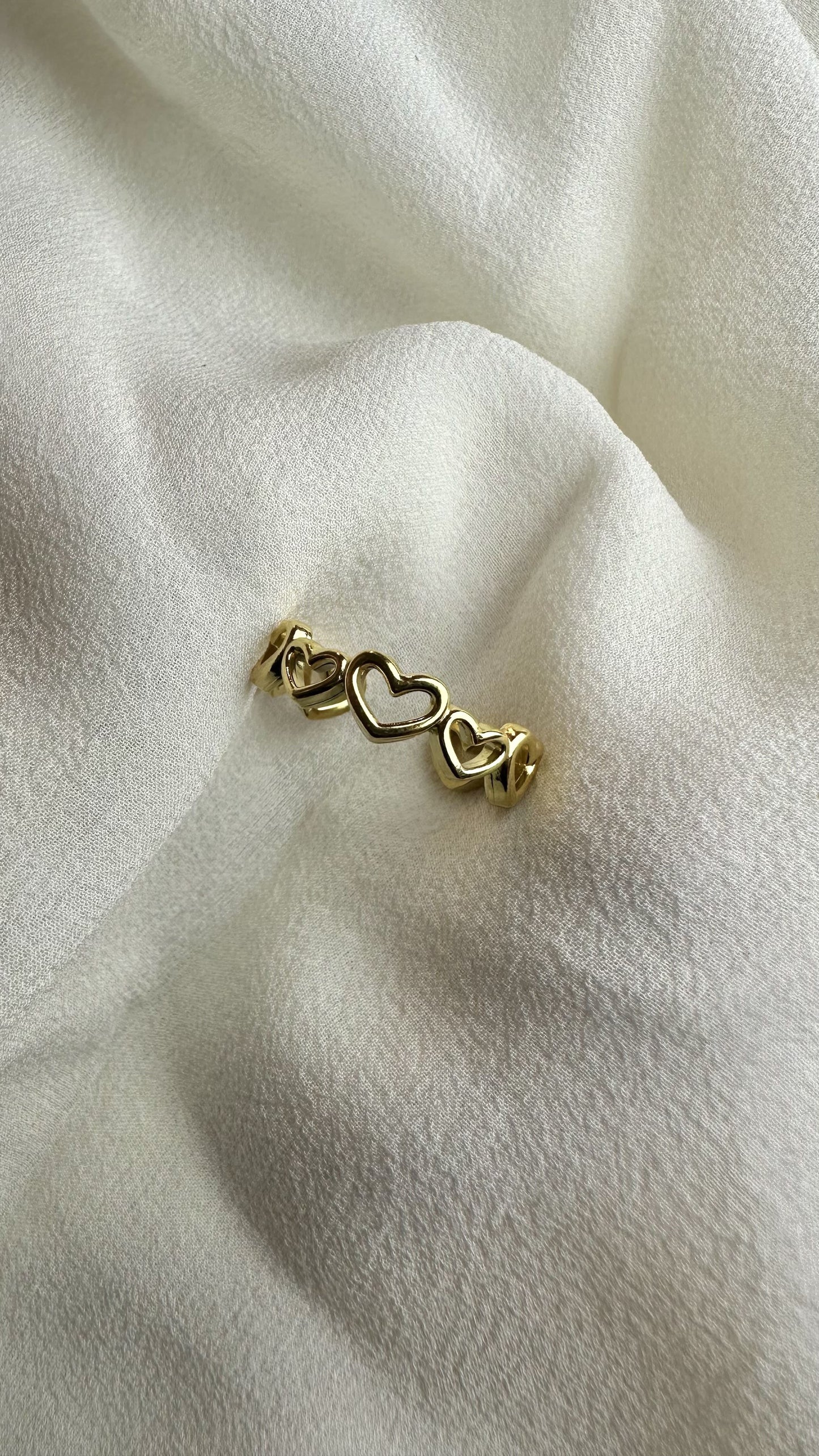 Golden Heart Ring