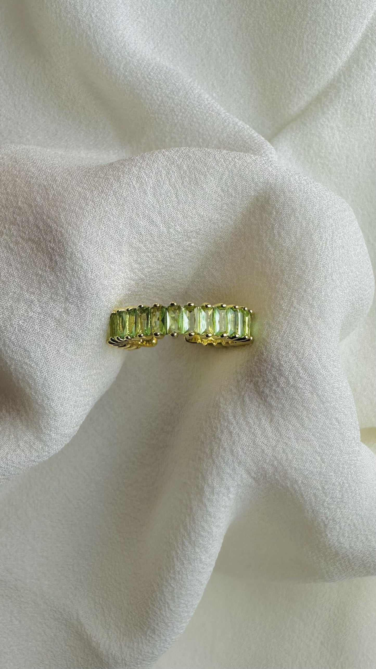 Elysian Zircon Ring Lindgrün